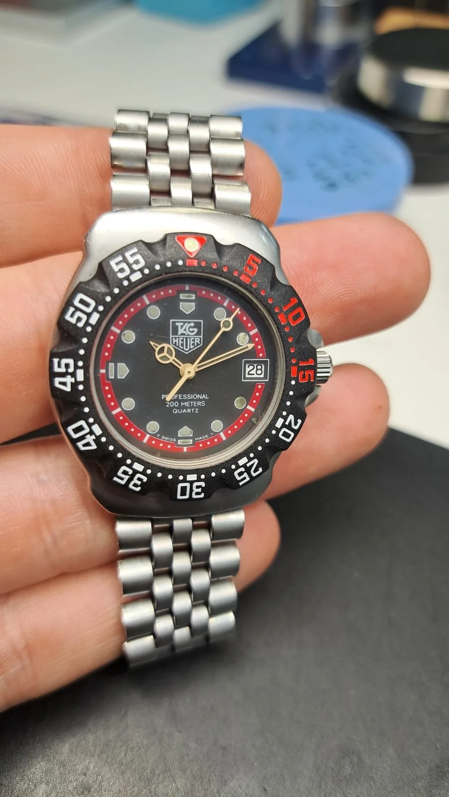 TAG Heuer Formula 1 WA1214 watch for a new plastic bezel fitting